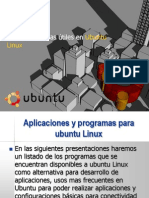 Aplicaciones y Programas en Ubuntu