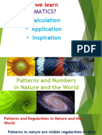 Patterns and Numbers in Nature and The World (CH 1) .Part1