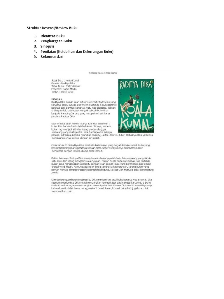Struktur Review Buku | PDF