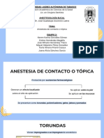 Anestesia de Contacto o Tópica