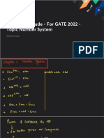 General Aptitude For GATE 2022 Topic Number System With Anno