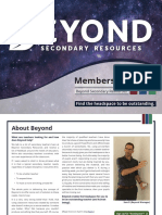 Beyond Secondary Resources Membership Guide