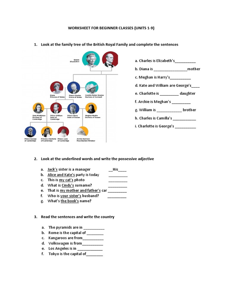Beginner Worksheet 1-9[1] | PDF