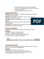 Resumen Evaluación (1) Sist. Control y Aut. Ind.