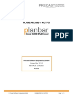 New Features in PLANBAR 2019-1
