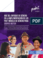 Abc Del Enfoque de Género en La Implementación de Los Pdet