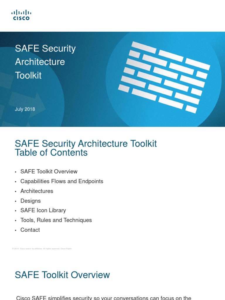 Cisco SAFE Security Architecture Toolkit | PDF | Firewall (Computing ...