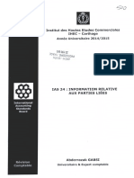 IAS 24 Information Relative Aux Parties Liées | PDF | Normes ...