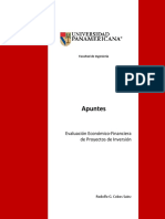 Apuntes Evaluación Económico Financiera Proyectos