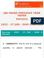 Jee Mains Previous Year Paper Class 12 Physics 2022 27 Jun Shift 2 Actual Doubtnut English Medium 2023 Web 3