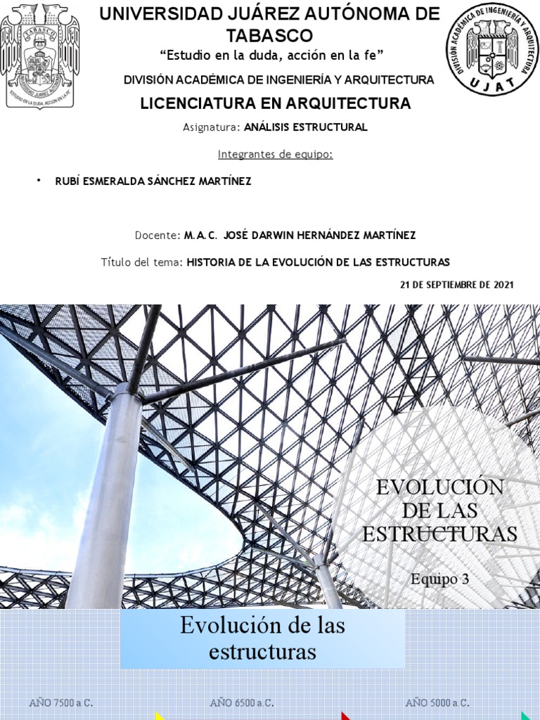 Evolución de Las Estructuras PDF