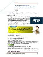 Rumus Dasar Turunan Fungsi Trigonometridan Sifat-Sifatnya