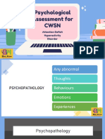 Module 9 - Psychological Assessment For ADHD