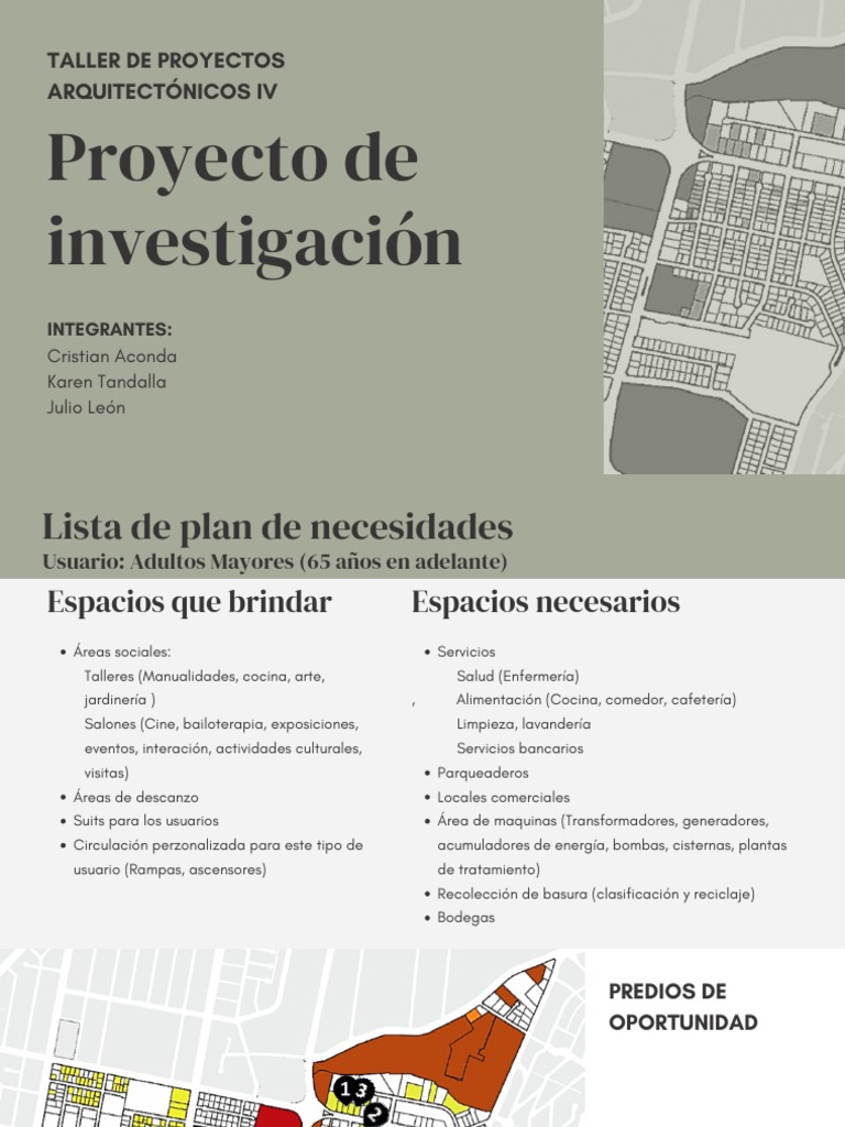 Espacios Arquitectónicos para Adultos Mayores | PDF