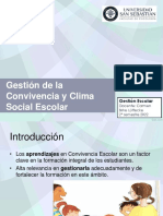 2022 Clase 11. Gestión de La Convivencia y Clima Escolar