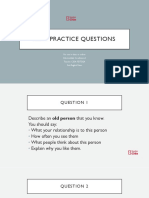 Ielts Part 2 Questions For Class Presentation Conversation Topics Dialogs - 2023 PDF