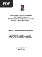 Atividade de Instrumentação - Medidor de Pressão