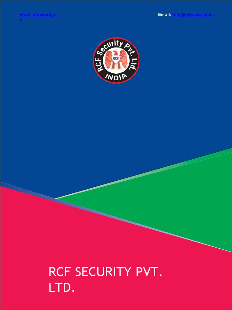 Rcf security services and facility management pvt ltd pdf
