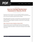 Solution How To Change MySQL Root Password in Ubuntu 20.04