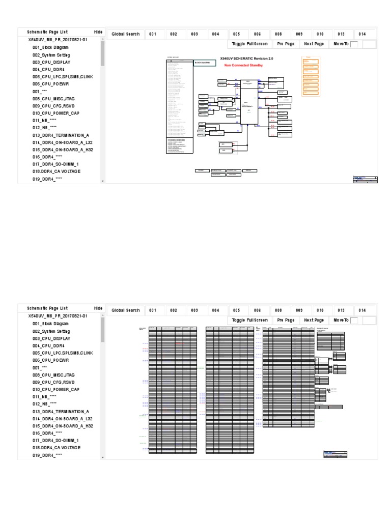 X540UV Schematic Revision 2.0 | PDF | Usb | Computer Hardware