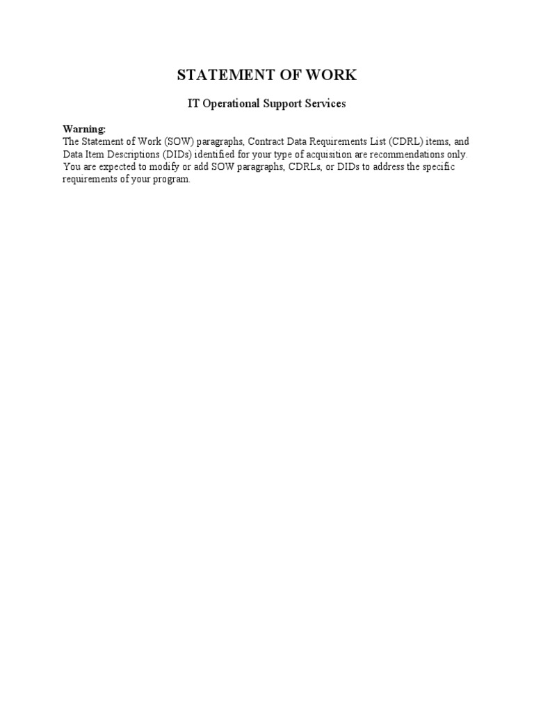 It Operational Support Services | PDF | World Wide Web | Internet & Web