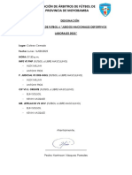 Designaciones 2023 - APRODELA FUTBOL 6 16-08-2023