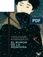 Yasunari Kawabata-El_rumor de La Montana