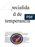 Especialidad de Temperancia Conquis