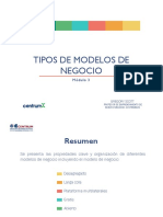 Tipos de Modelos de Negocio