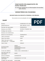 Comprovante de Pagamento de Tributos Federais: Secretaria Da Receita Federal Do Brasil