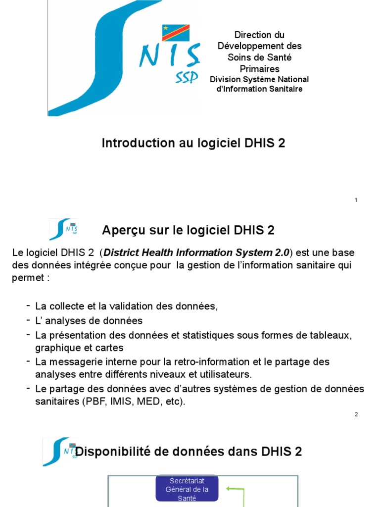 Introduction au logiciel DHIS 2 | PDF | Finance et gestion monétaire