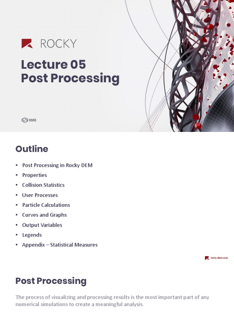 3D Collision Analysis in Rocky DEM | PDF | Mean | Standard Deviation