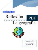 Taller 1 Reflexión Sobre Geografía