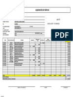 Plantilla Actualizada - Liquidacion de Viaticos