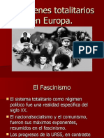 Regimenes Totalitarios en Europa