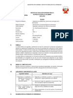 Syllabus - SEGURIDAD Y OPTIMIZACION DE REDES DE COMUNICACION - 2023 - II