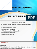 Lecture On Axilla PDF