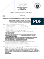 Midterm Test in Empowerment Technologies