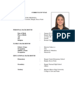 CV Meryl Mendoza