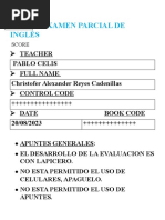 Examen Parcial Ingles