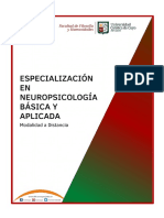 Brochure - Esp en Neuropsicología