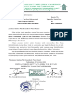 Surat Permohonan Rekomendasi Peserta SADESHA Kab. Tasik