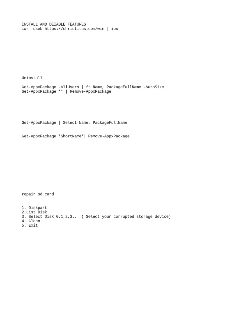 Window powershell pdf