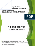The Self and The Social Network