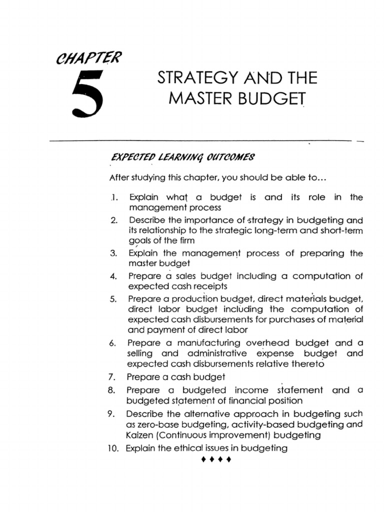 Strategic Cost Management Chapter 5 | PDF