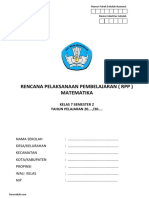 RPP 1 Lembar Matematika Kelas 7 Semester 2 - WWW - Kherysuryawan.id