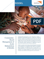 Community Based Management of Acute Malnutrition Project Model