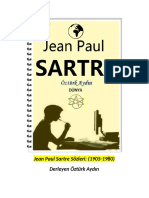 Jean Paul Sartre Sözleri Derleyen Öztürk Aydın