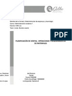 Tarea 8 Planificación de Ventas, Operaciones y Requerimientos de Materiales - 17002336