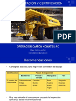 Operacion de Camion Komatsu